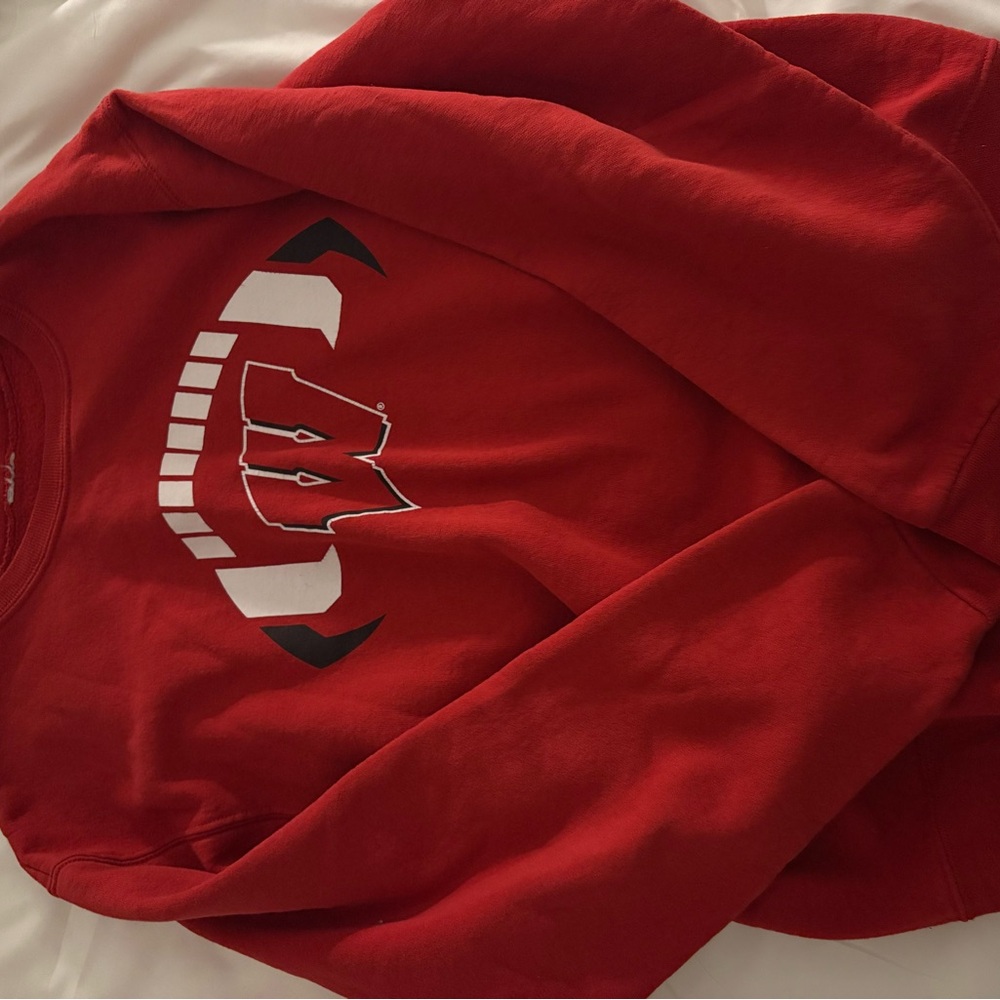 Vintage Wisconsin Badgers Football CrewNeck